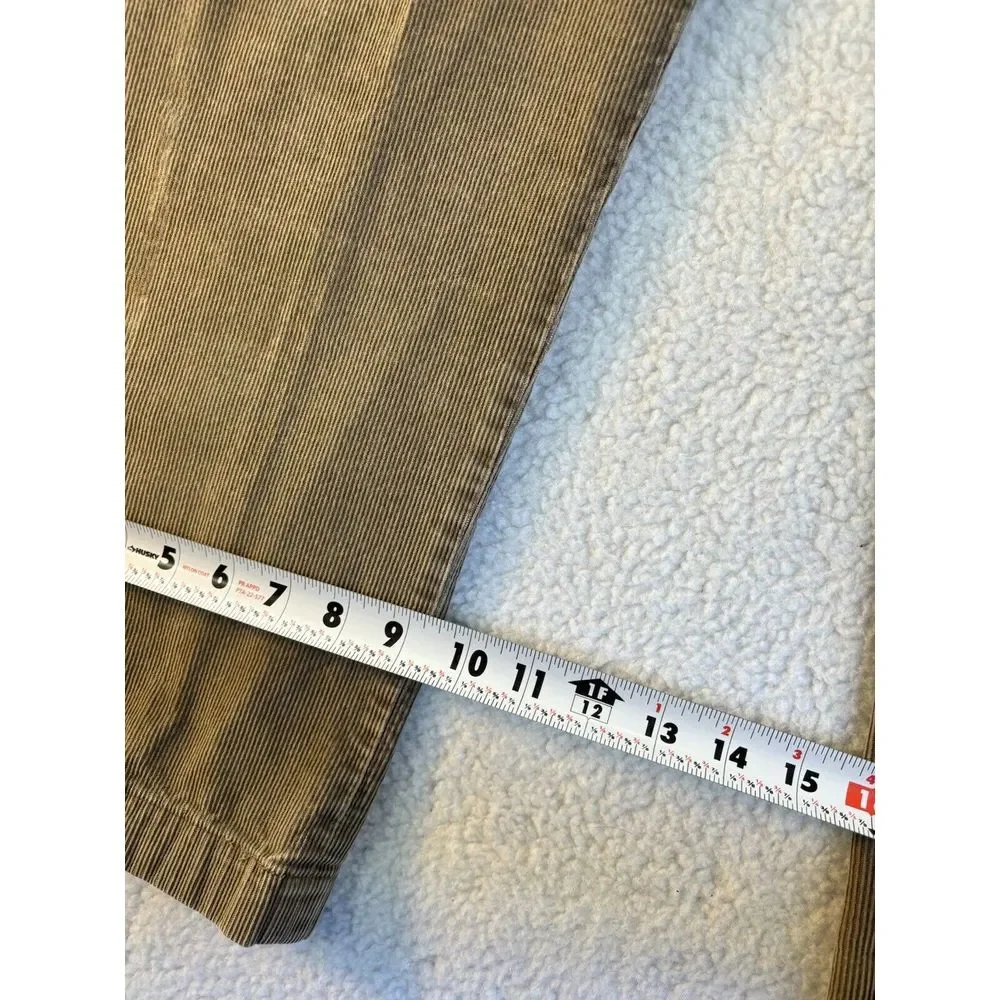 LL Bean Corduroy Pants Mens Size 40x32  Brown Straight Leg‎ Casual Natural Fit